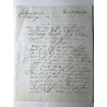 Weimar 1815 - Brief an einen Buchhändler in Frankfurt am Main